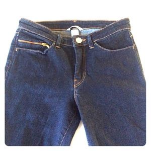 Super Skinny Zip Ankle Jeans