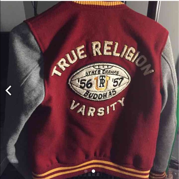 True Religion Jackets & Coats True Religion Varsity Jacket Poshmark