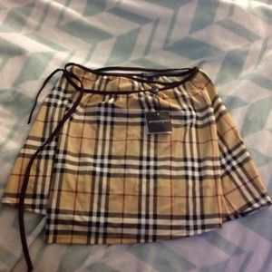 Burberry swim wrap skirt