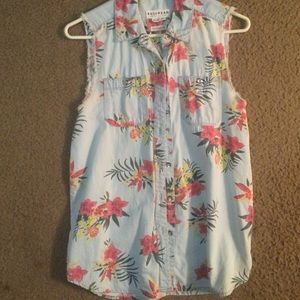 ❌sold❌ bullhead tropical button down