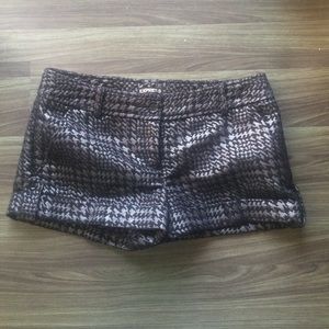 Express black & silver shorts
