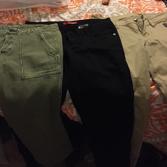3 pairs of pants;