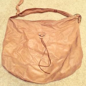 Guess beige hobo purse