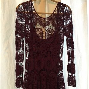 Free people crocheted dress