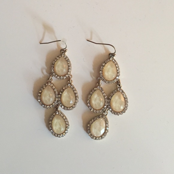 Anthropologie Jewelry - Teardrop pendent earrings