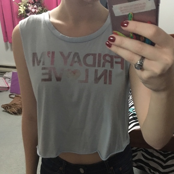 Friday I'm In Love Crop Top