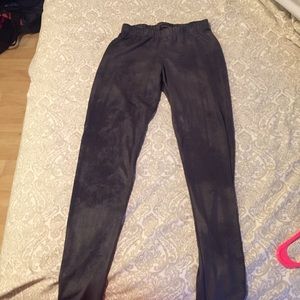 Suede leggings from Nordstrom