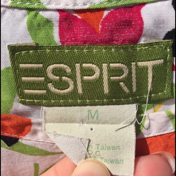 [Esprit] Vintage Floral Skater Dress - Picture 3 of 3