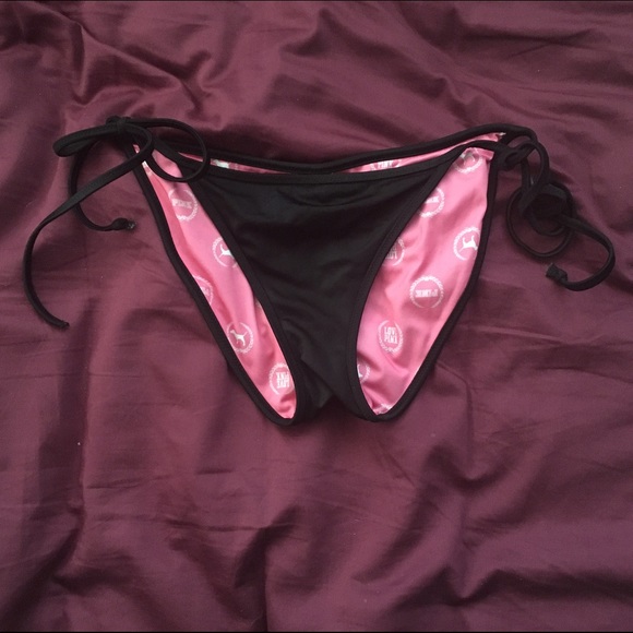 Black Victoria's Secret Bikini Bottoms
