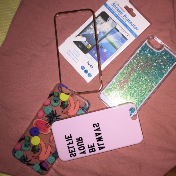 Bundle of cases + screen protector! iPhone 6/6s