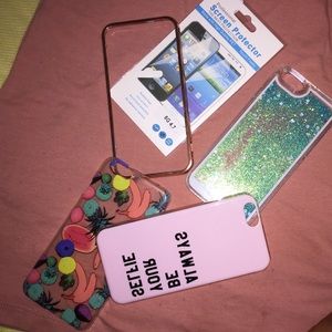 Bundle of cases + screen protector! iPhone 6/6s