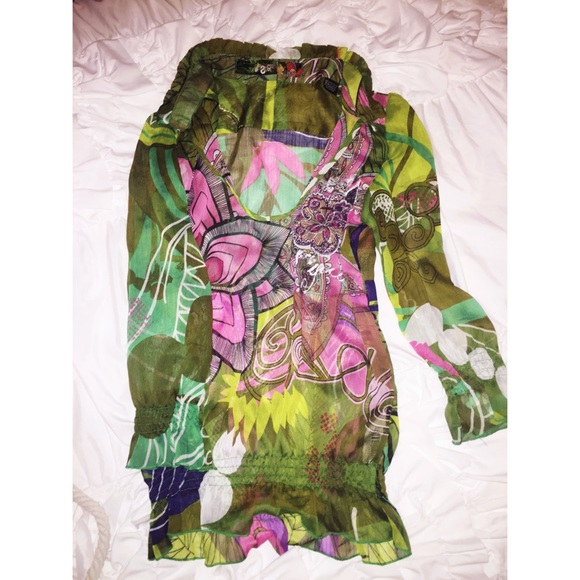 Green Pattern Shirt