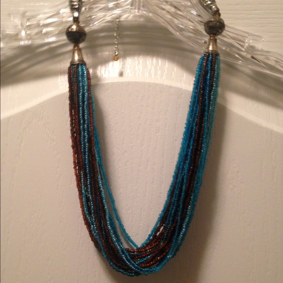 Beaded Statement Necklace