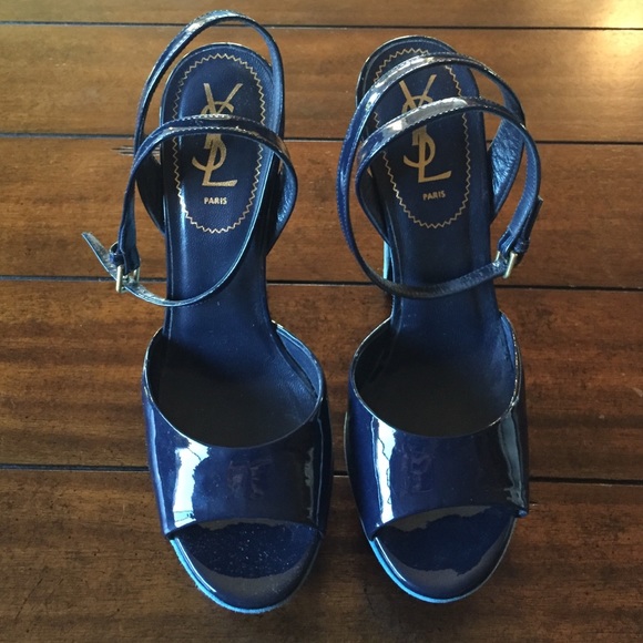 YSL Blue Sandal - Picture 2 of 4