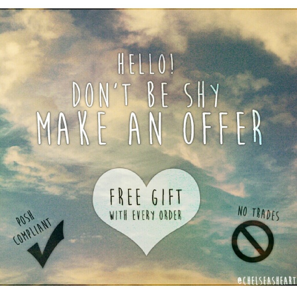Feel free to make an offer <3