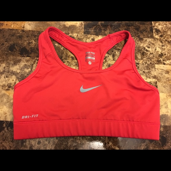 Nike pro-fit sports bra (red)