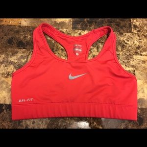 Nike pro-fit sports bra (red)