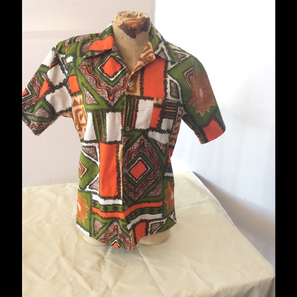 Vintage multicolor button down shirt