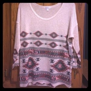 Light Pink tribal shirt