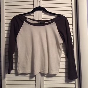 Cropped Baseball Tee