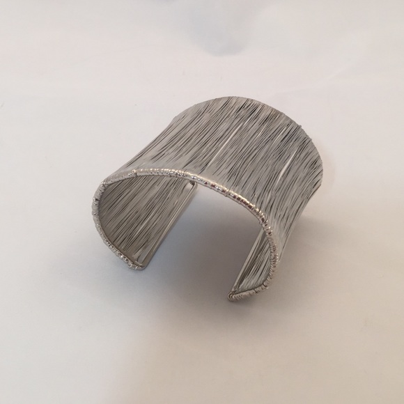 Wired stack cuff bracelet - Picture 2 of 3