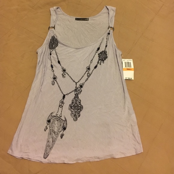 Black Heart Brigade Purple Racerback Tank - Small