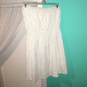 White lace summer dress