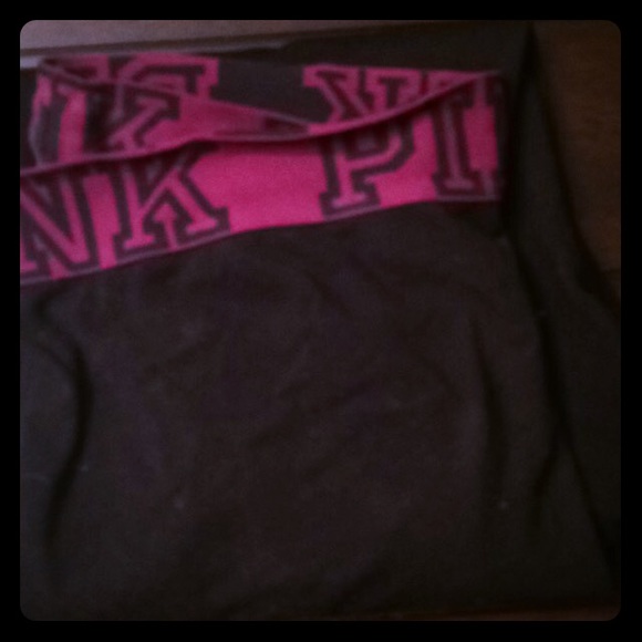 VS PINK YOGA LEGGINGS