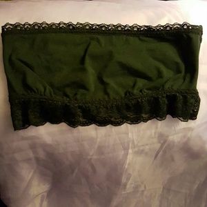 VS Pink black lace bandeau