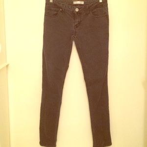 Grey-wash skinny jeans