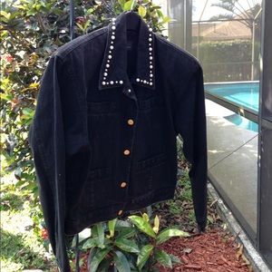 Liz Wear Black Denim Jacket