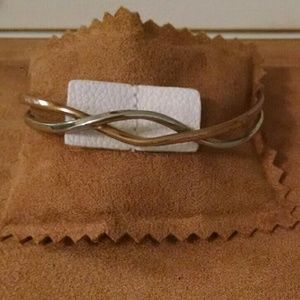 Sergio Lub silver and brass bracelet.