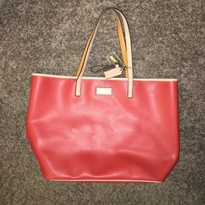 Authentic Orange Coach Tote