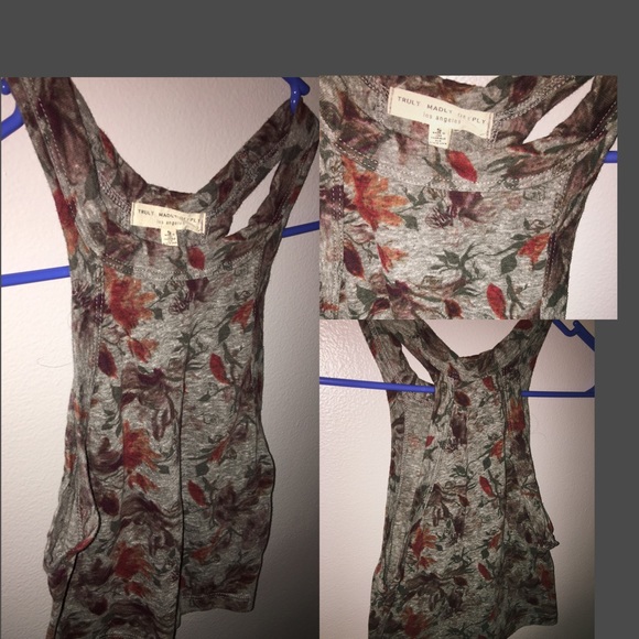 ❁ Floral Crop Tank ❁