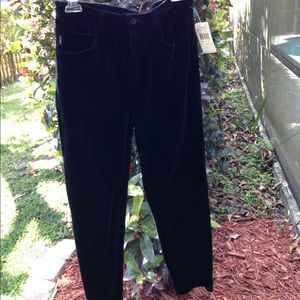Ralph Lauren Black Velvet Pants