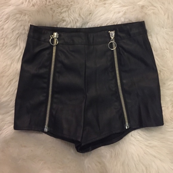 UNIF high waist zipper shorts
