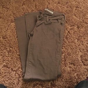 Pacsun Dark grey wash skinny jeans