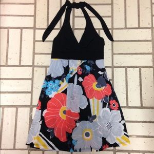 Halter Dress with flower print