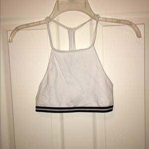Sporty racer back bralette