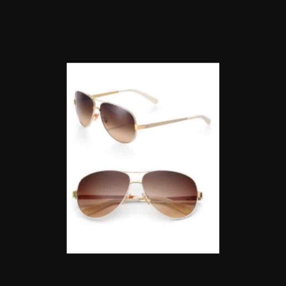 Authentic Tory Burch Aviator Sunglasses