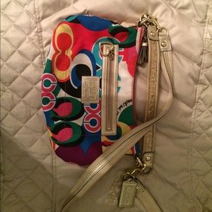 Coach purse cross-body removable strap