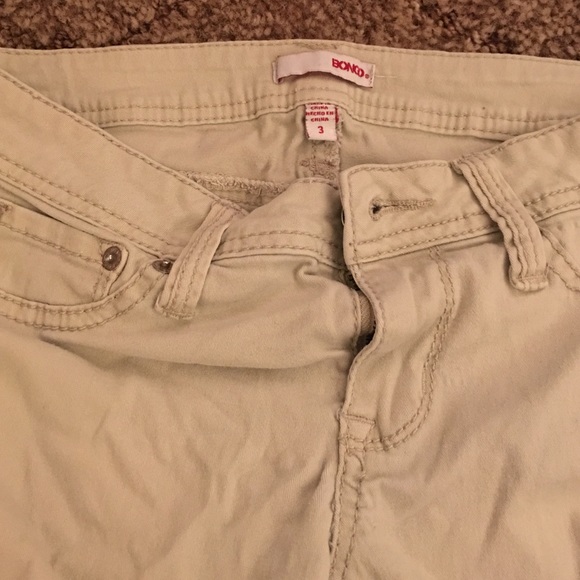 Khaki skinny jeans from bingo