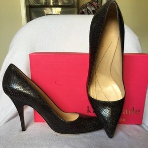 KATE SPADE PYTHON SHOES