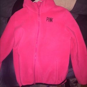 PINK FLEECE JACKET