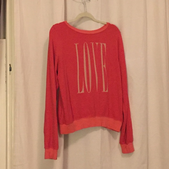 Wild fox LOVE sweatshirt size M