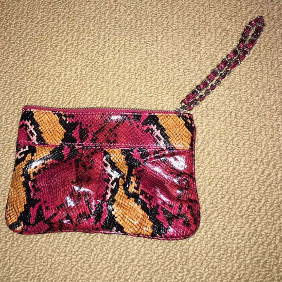 Express snake print wristlet!