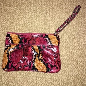 Express snake print wristlet!