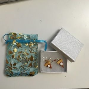 Clip on earrings: Pumpkin Pie