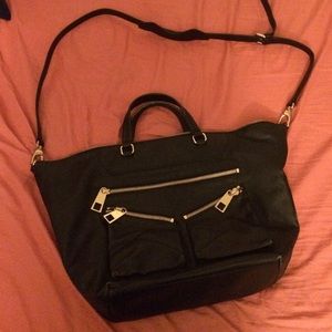 Vince Camuto large cross body genuine leather bag