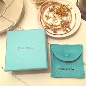 Tiffany jewelry box with pouch